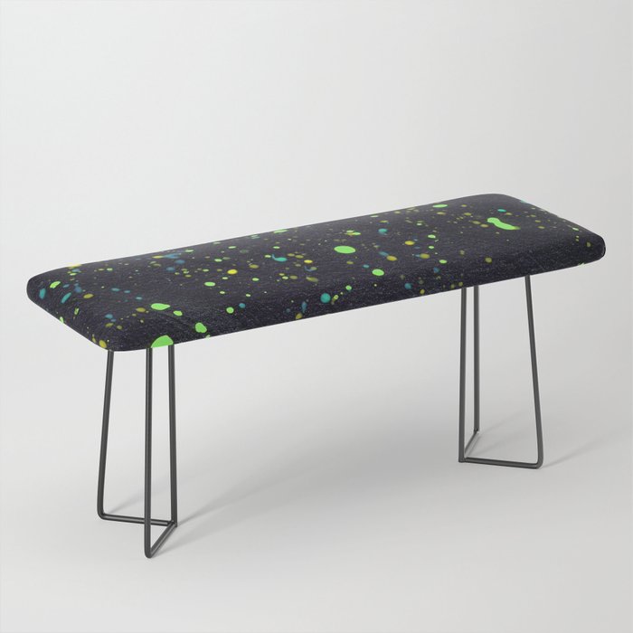 Blacklight Party Splatter Painting Version 2 Bench Gallery Image 1