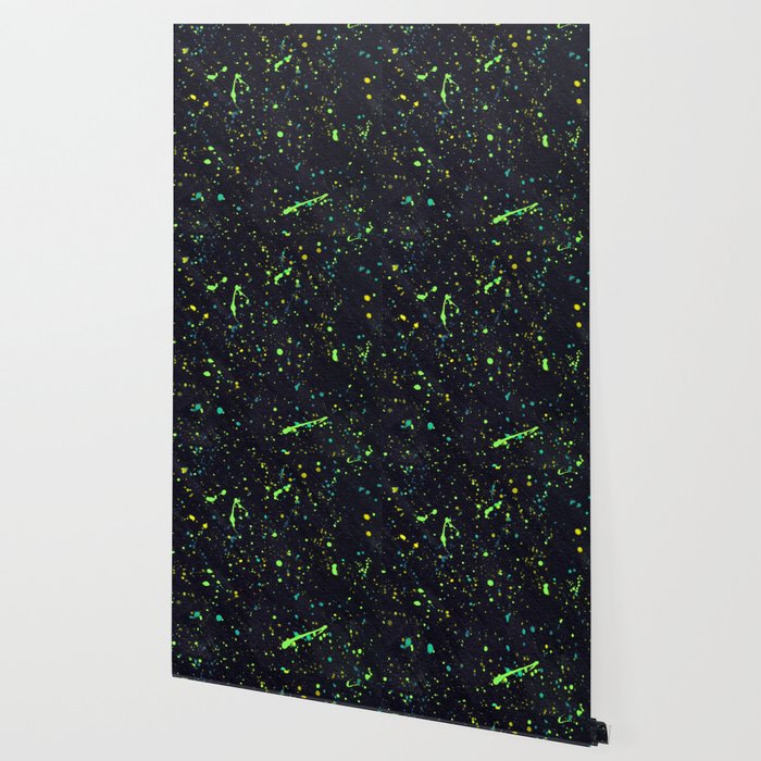 Blacklight Party Splatter Painting Version 2 Wallpaper Gallery Image 2