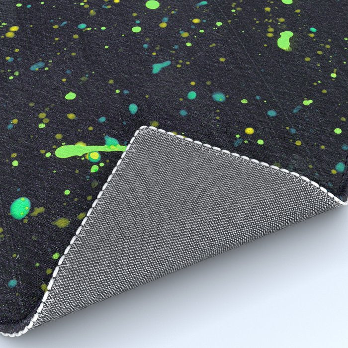 Blacklight Party Splatter Painting Version 2 Rug Gallery Image 4