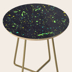Blacklight Party Splatter Painting Version 2 Side Table Gallery Image 2