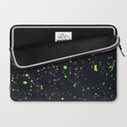 Blacklight Party Splatter Painting Version 2 Laptop Sleeve Gallery Image 2