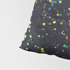 Blacklight Party Splatter Painting Version 2 Pillow Sham Gallery Image 4