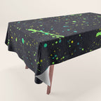 Blacklight Party Splatter Painting Version 2 Tablecloth Gallery Image 1