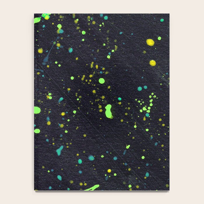 Blacklight Party Splatter Painting Version 2 Notebook Gallery Image 4