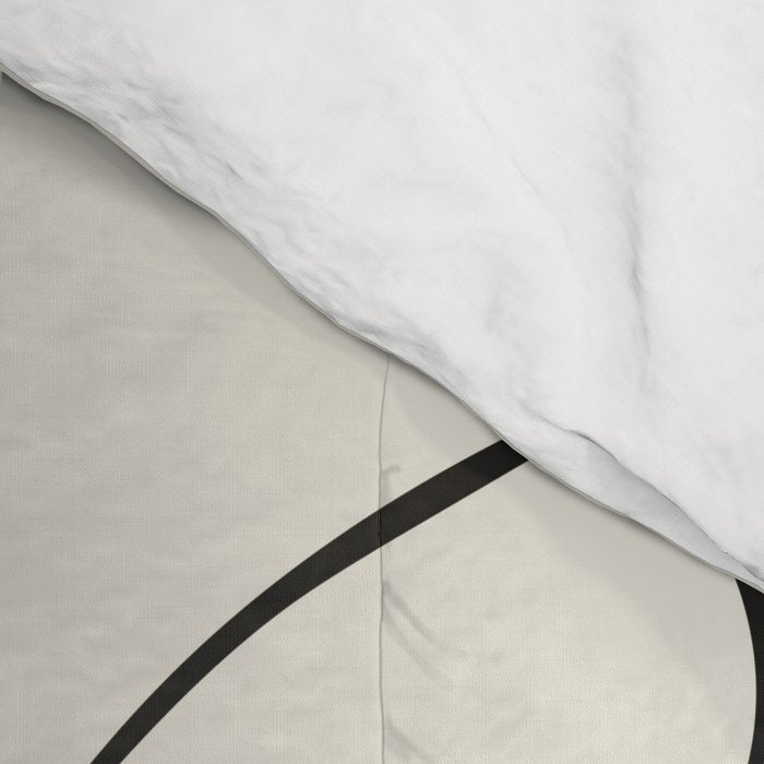 Abstract line frenchie Comforter Gallery Image 4