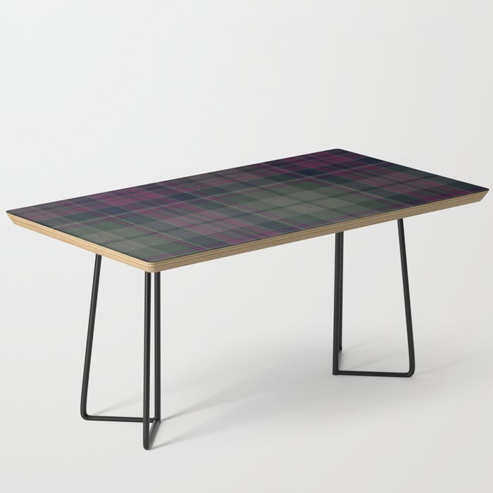 Vintage Purple Tartan Plaid Pattern Coffee Table Gallery Image 1