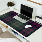Vintage Purple Tartan Plaid Pattern Desk Mat Gallery Image 2