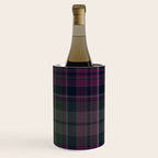 Vintage Purple Tartan Plaid Pattern Wine Chiller Gallery Image 2