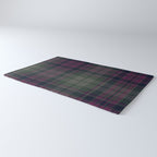 Vintage Purple Tartan Plaid Pattern Rug Gallery Image 3