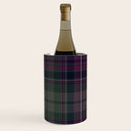 Vintage Purple Tartan Plaid Pattern Wine Chiller Gallery Image 3