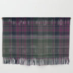 Vintage Purple Tartan Plaid Pattern Wall Hanging Gallery Image 1