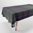 Vintage Purple Tartan Plaid Pattern Tablecloth Gallery Image 1