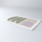Lines and Shapes in Moss and Lilac Rug Gallery Image 3