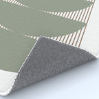 Lines and Shapes in Moss and Lilac Rug Gallery Image 4