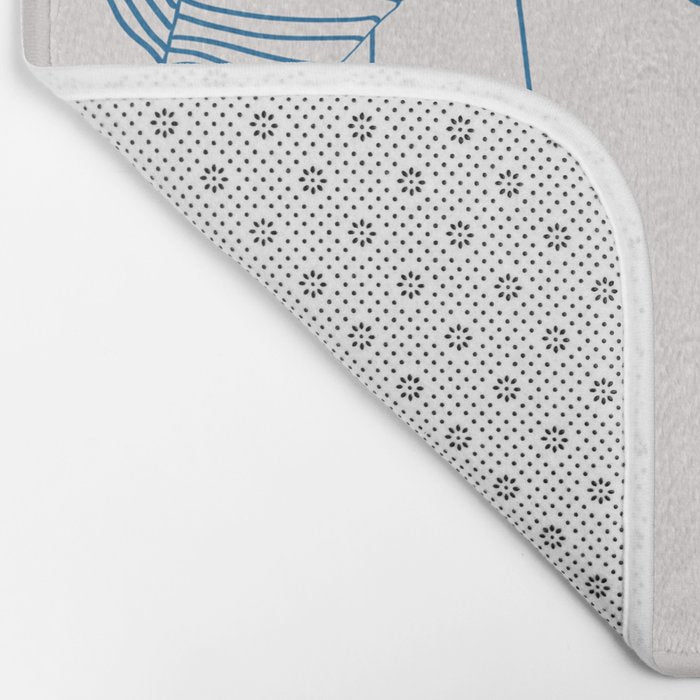 Cat and Plant 40 Bath Mat Gallery Image 2