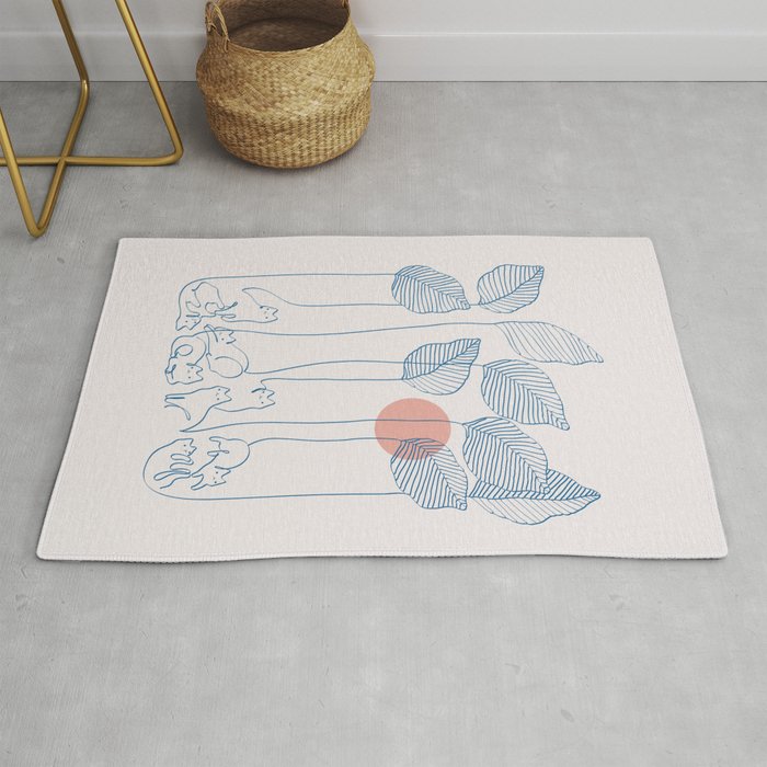 Cat and Plant 40 Rug Gallery Image 1