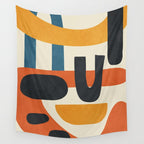 Abstract Colorful Setting 15 Wall Tapestry Gallery Image 4