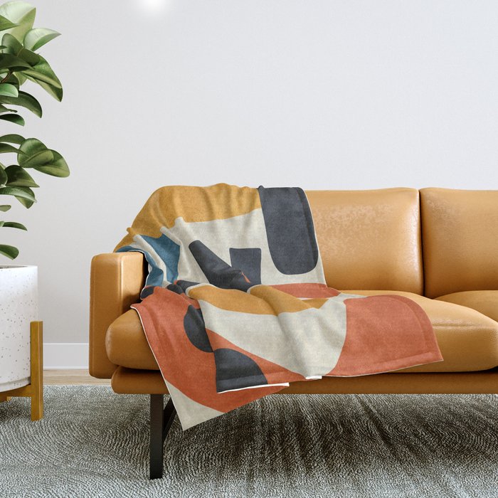 Abstract Colorful Setting 15 Throw Blanket Gallery Image 1