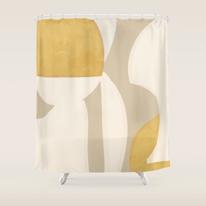 Minimal Abstraction 3 Shower Curtain Gallery Image 1