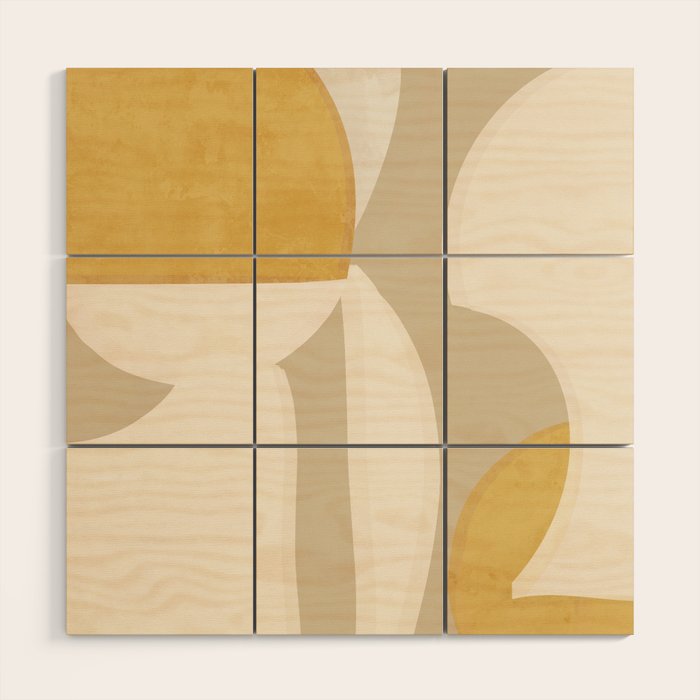 Minimal Abstraction 3 Wood Wall Art Gallery Image 1