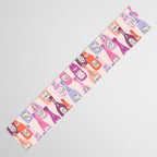 Champagne Bottles on Shelf Table Runner Gallery Image 3