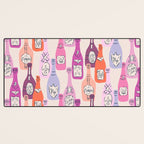 Champagne Bottles on Shelf Desk Mat Gallery Image 3