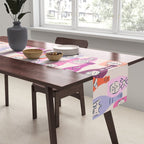 Champagne Bottles on Shelf Table Runner Gallery Image 2