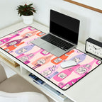 Champagne Bottles on Shelf Desk Mat Gallery Image 2
