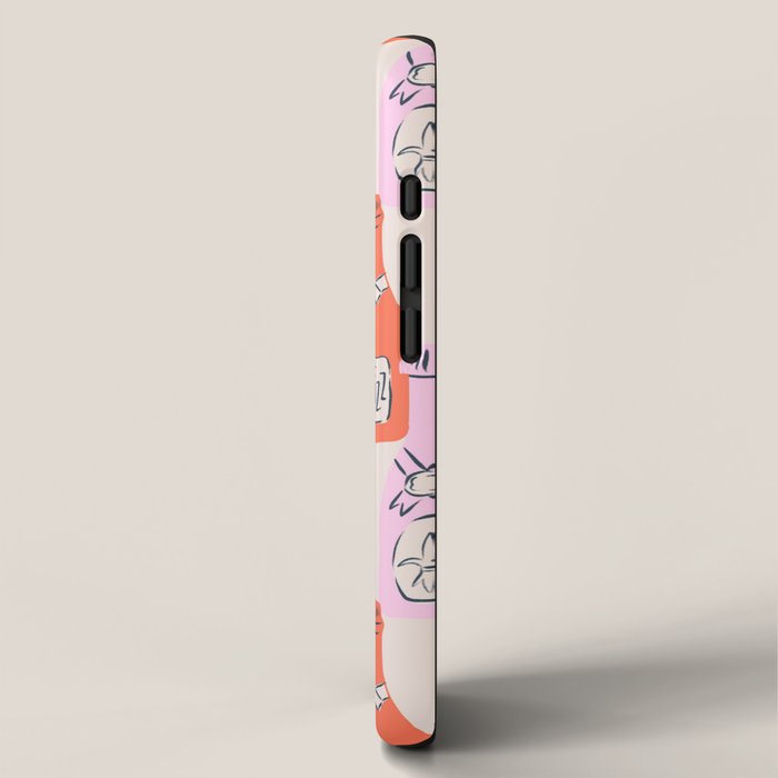 Champagne Bottles on Shelf iPhone Case Gallery Image 2