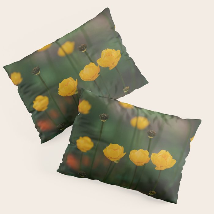 Flower Rhythm - Landscape and Nature Photography Pillow Sham Gallery Image 1
