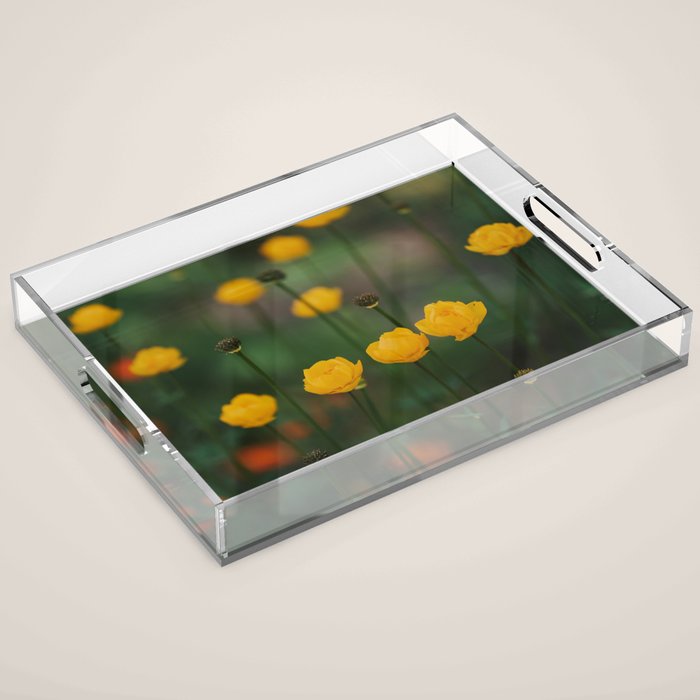 Flower Rhythm - Landscape and Nature Photography Acrylic Tray Gallery Image 1