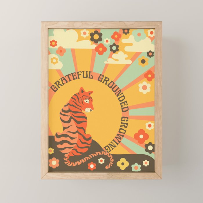 Grateful Grounded Growing Mini Art Print Gallery Image 1