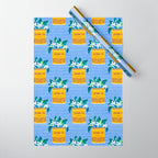 Jasmine Bouquet Florals Wrapping Paper Gallery Image 1