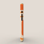 Palm Springs Midcentury Modern Abstract in Light Orange Tangerine Tones  iPhone Case Gallery Image 2
