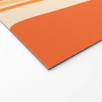 Palm Springs Midcentury Modern Abstract in Light Orange Tangerine Tones  Welcome Mat Gallery Image 2