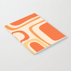 Palm Springs Midcentury Modern Abstract in Light Orange Tangerine Tones  Notebook Gallery Image 2