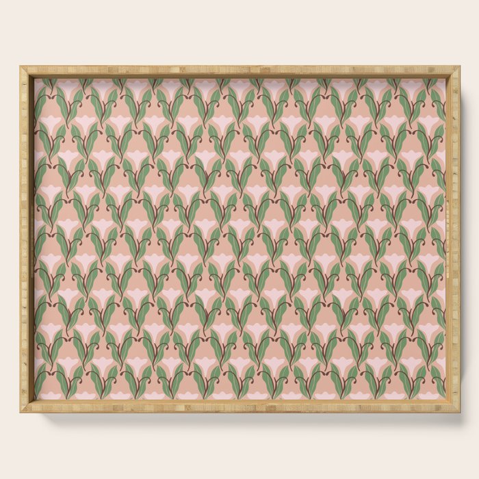 Tulip Whimsy - Vintage Nouveau Serving Tray Gallery Image 1