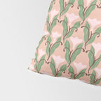Tulip Whimsy - Vintage Nouveau Pillow Sham Gallery Image 4