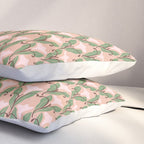 Tulip Whimsy - Vintage Nouveau Pillow Sham Gallery Image 3
