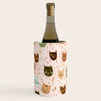 Cats pattern retro Wine Chiller Gallery Image 2
