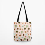 Cats pattern retro Tote Bag Gallery Image 2