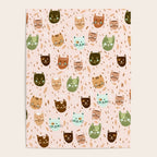 Cats pattern retro Poster Gallery Image 4