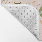 Cats pattern retro Bath Mat Gallery Image 2