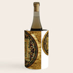 Gold Buddhist Psychedelic Mandala Wine Chiller Gallery Image 3