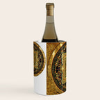 Gold Buddhist Psychedelic Mandala Wine Chiller Gallery Image 2