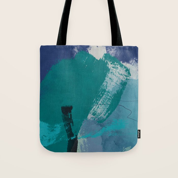 sea ocean abstract art 2021 2 Tote Bag Gallery Image 1