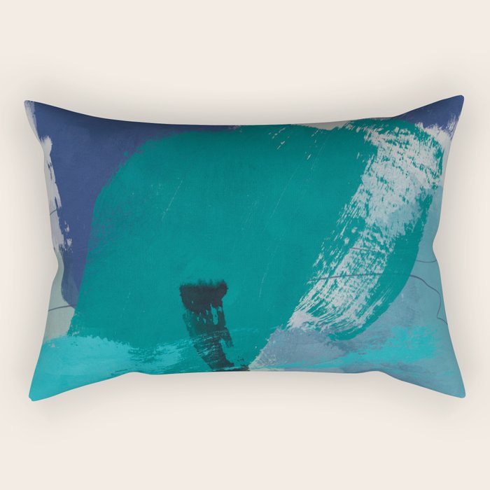 sea ocean abstract art 2021 2 Rectangular Pillow Gallery Image 2