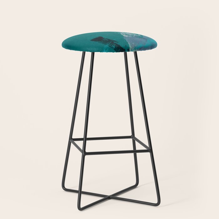 sea ocean abstract art 2021 2 Stool Gallery Image 1