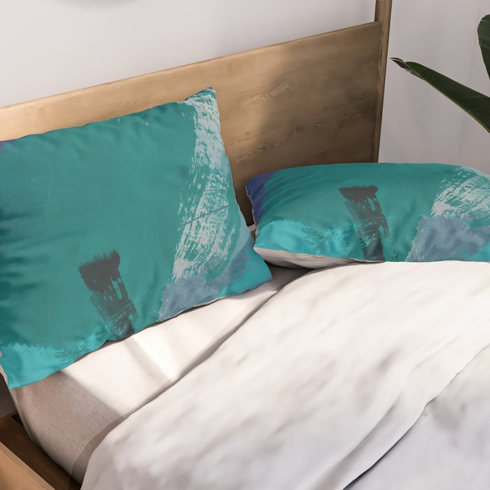 sea ocean abstract art 2021 2 Pillow Sham Gallery Image 2
