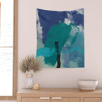 sea ocean abstract art 2021 2 Wall Tapestry Gallery Image 2